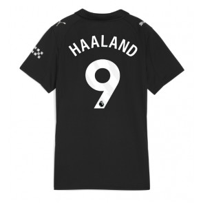 Manchester City Erling Haaland #9 Udebanetrøje Dame 2025-26 Kortærmet